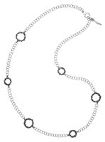 Halskette Giovanni Raspini Dame Millefiori in Silber 11695